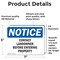 Signmission Contact Landowner Before Entering Property OSHA Notice Sign, Vinyl Decal, 7in W x 5in L, 2PK OS-2PACK-NS-D-57-L-10799 - alternate 6